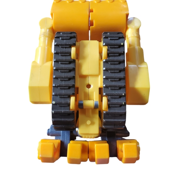 2002 Transformers Playskool Go-Bot bulldozer toy - Picture 3 of 3